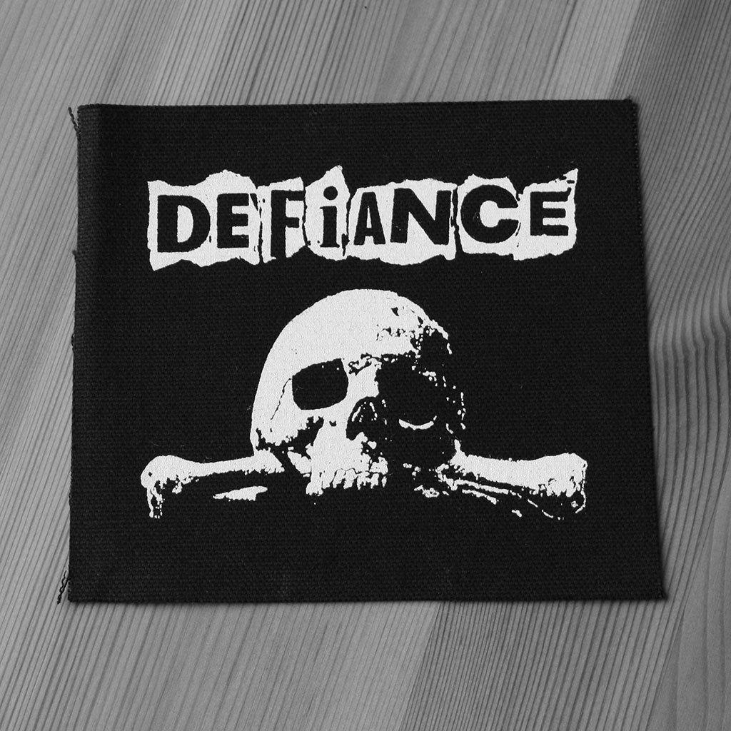 Defiance Logo - Defiance - Logo & Skull (Printed Patch) | Todestrieb