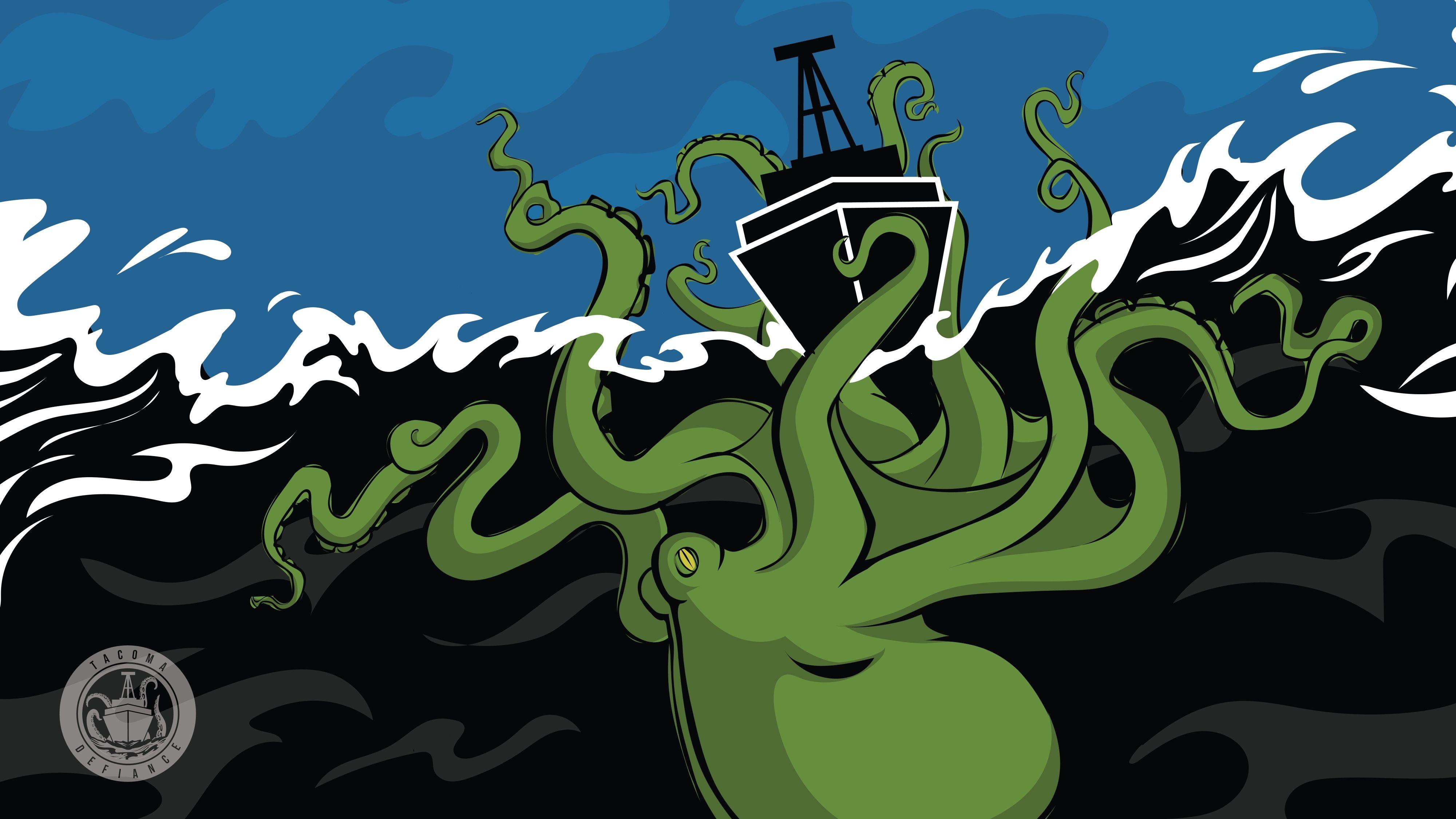 Defiance Logo - Tacoma's defiant nautical spirit – the Kraken - We R Tacoma