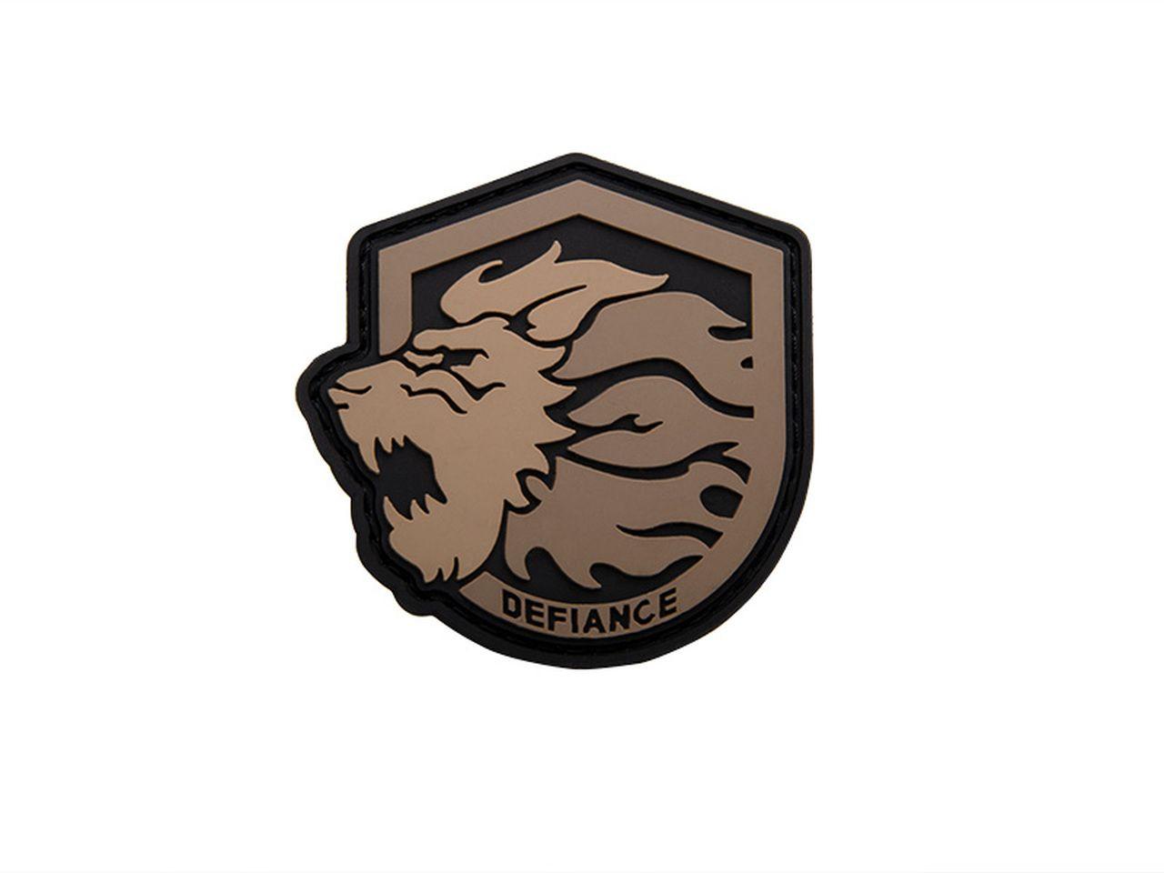 Defiance Logo - Lion Logo PVC Patch