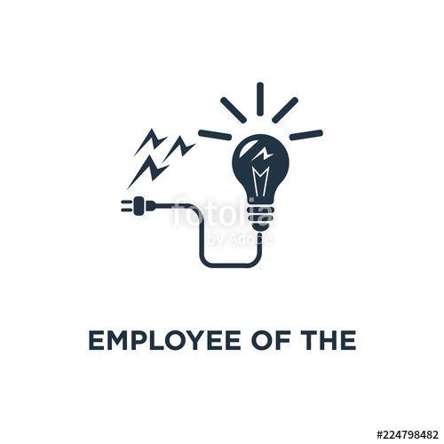 Accompolishment Logo - employee of the month icon. talent award, successful person ...