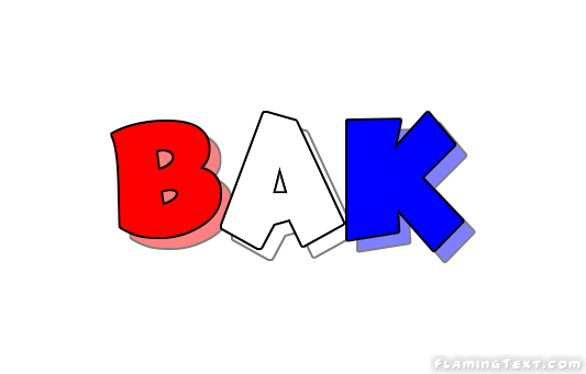 Bak Logo - United States of America Logo. Free Logo Design Tool from Flaming Text