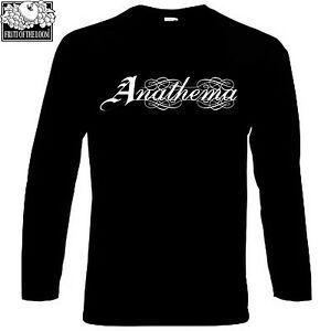 Anathema Logo - Details about Anathema LOGO FRUIT OF THE LOOM BLACK T-SHIR S-XXL long sleeve