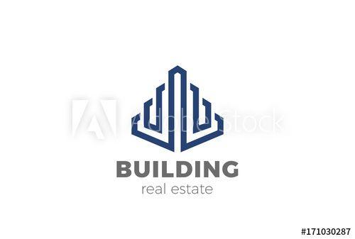 Skyscraper Logo - Real Estate Skyscraper Logo vector. Financial Corporate Business ...