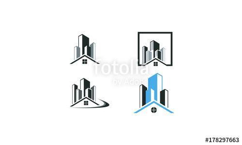 Skyscraper Logo - Skyscraper Logo Design Template Stock Image And Royalty Free Vector