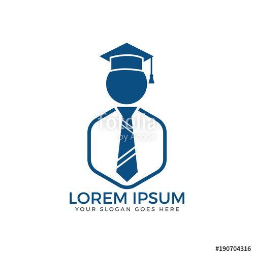 Student Logo - Student icon vector design. Student Logo design. Stock image