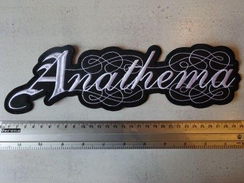 Anathema Logo - ANATHEMA - WHITE LOGO | Backpatches | Riffs Merchandise