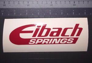 Eibach Logo - Details about Eibach logo decal sticker 6 x 1.65 jdm racing die cut springs
