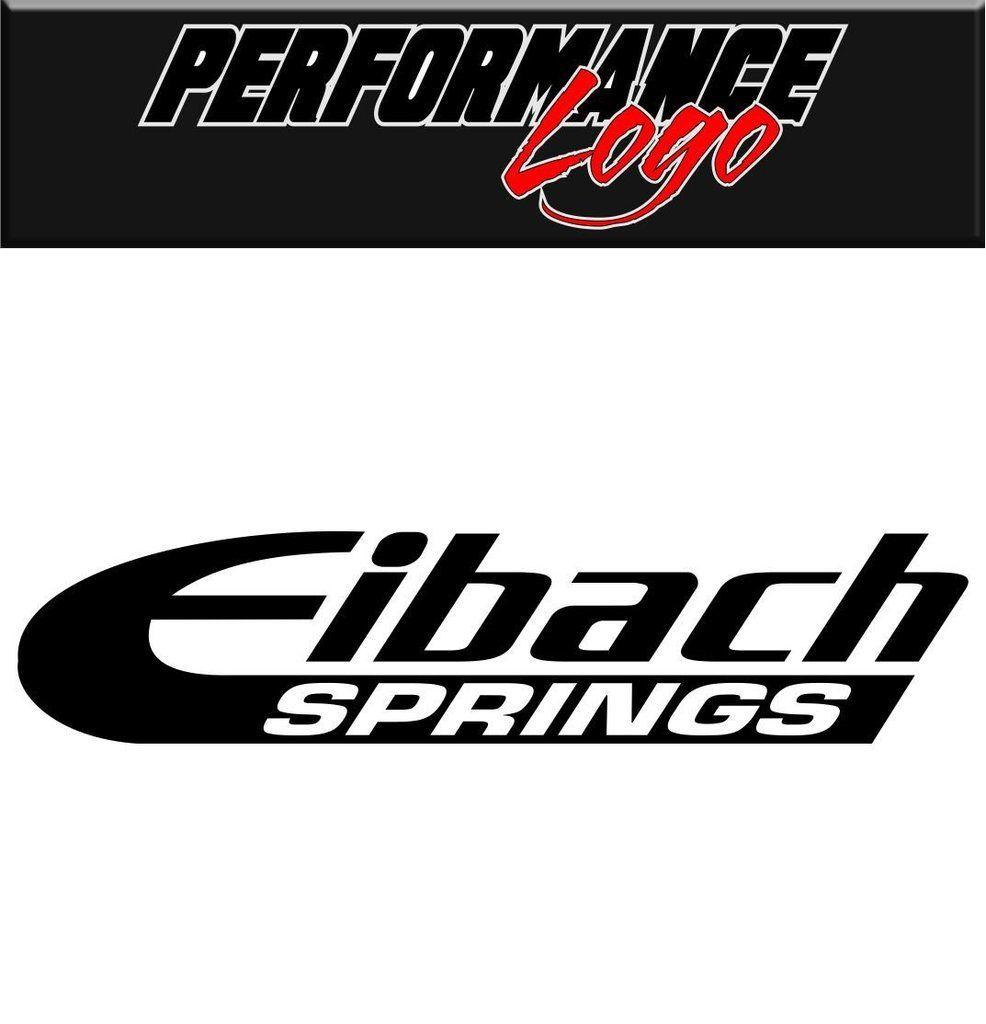 Eibach Logo - Eibach Springs decal