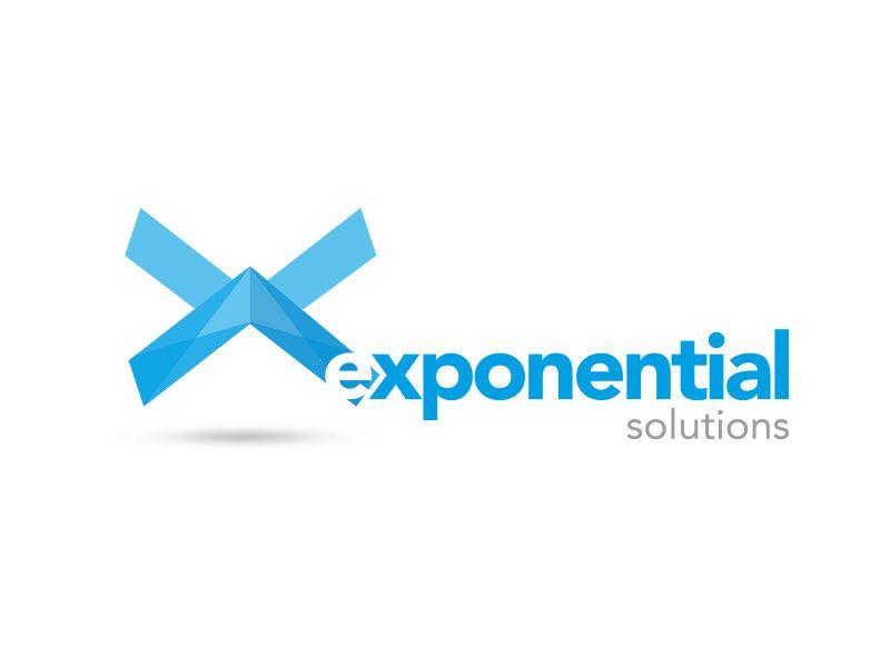 Exponential Logo - Exponential Solutions Logo by Daniel T!ller on Dribbble