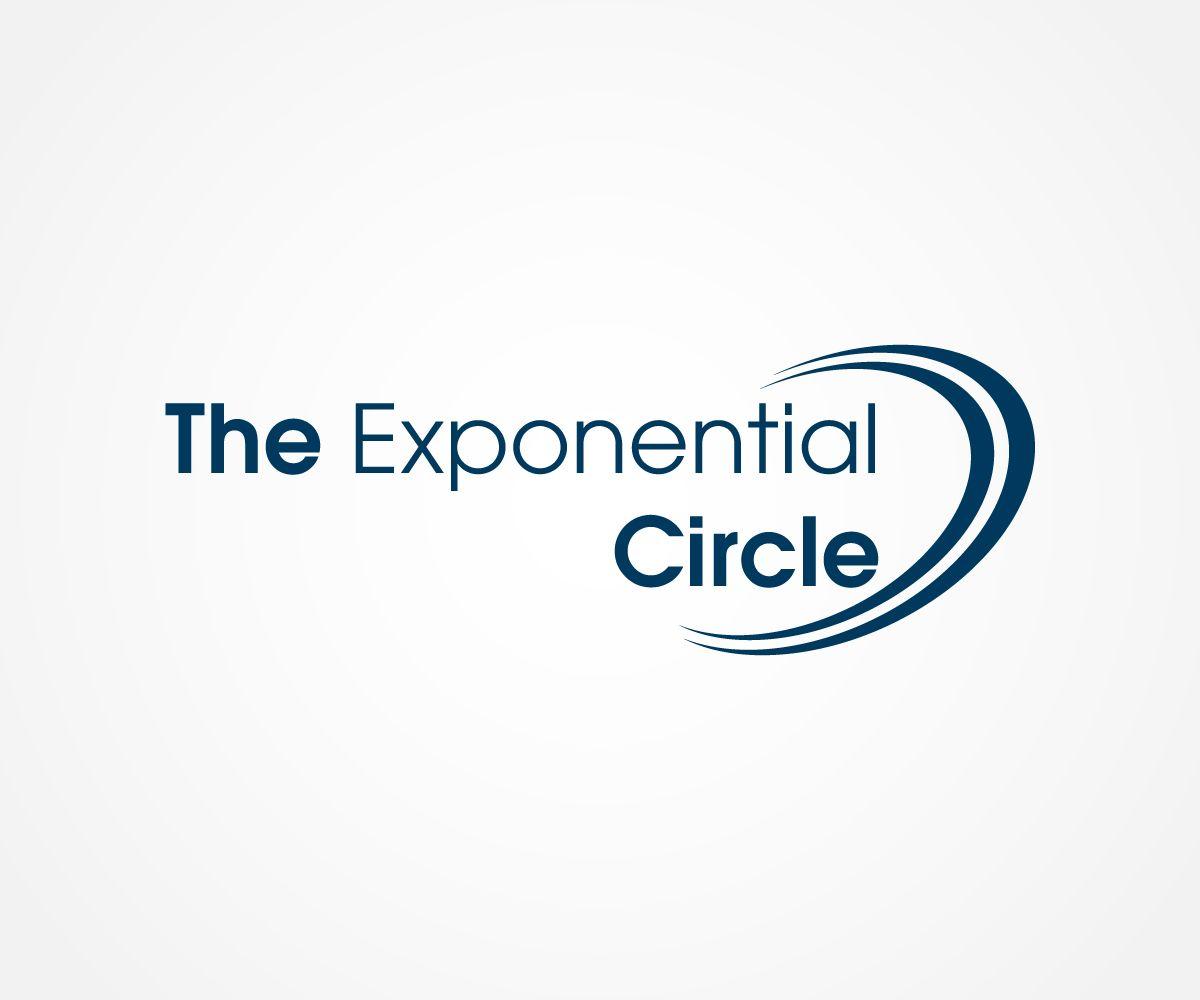 Exponential Logo - Modern, Upmarket, Events Logo Design for The Exponential Circle by ...