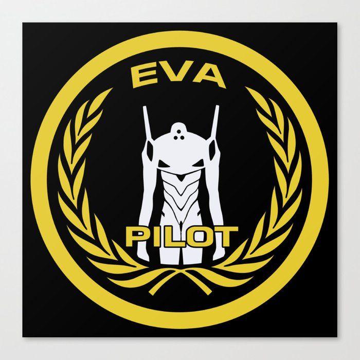 Pilot Logo - Evangelion Pilot Logo Canvas Print by artistmeli