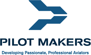 Pilot Logo - Learn to Fly Makers Flight School Pilot Training