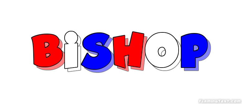 Bishop Logo - United States of America Logo. Free Logo Design Tool from Flaming Text