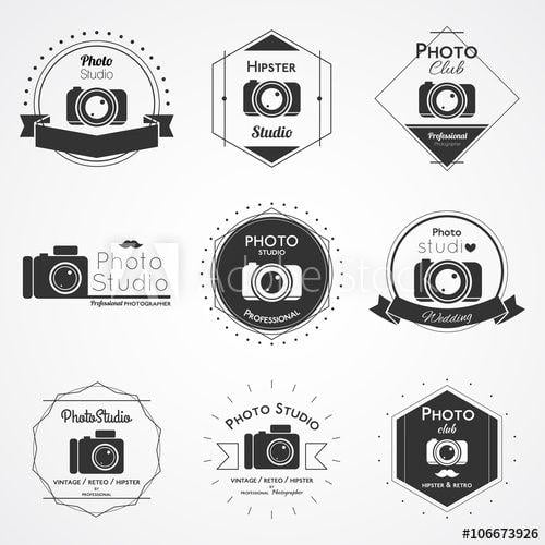 Camer Logo - Camera logo outline pack, Hipster & retro - Buy this stock vector ...