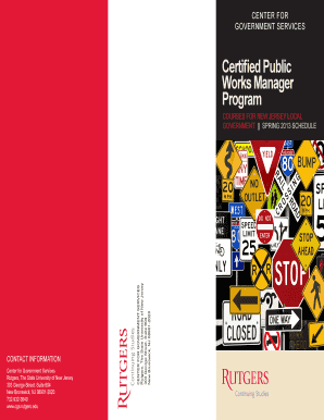 Cpwm Logo - Rutgers Cpwm Program - Fill Online, Printable, Fillable, Blank ...