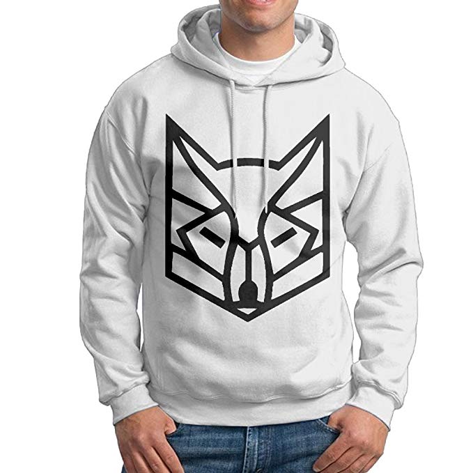 Wolfieraps Logo - Amazon.com: Wolfieraps Fox Logo Men's Vintage Hooded Youth Sports ...