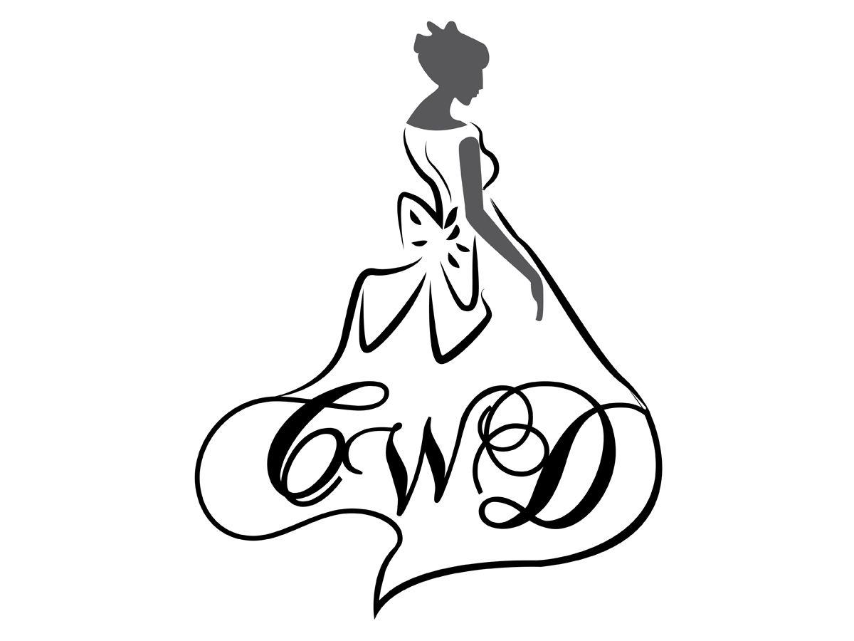 Dress Logo - Shop Logo Design for Custom Wedding Dress or CWD by coco | Design ...