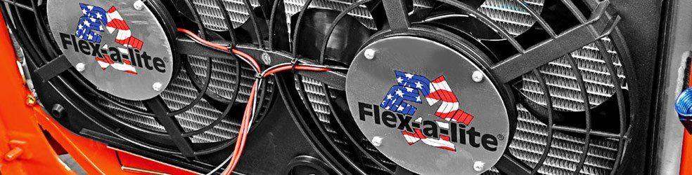 Flex-a-lite Logo - Flex-a-Lite® 410 - Lo-Profile Direct Fit Dual Electric Fan