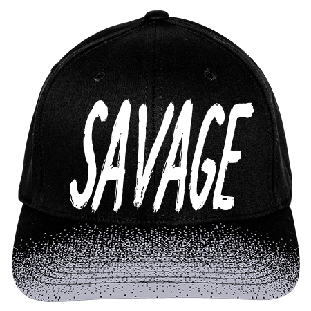 Wolfieraps Logo - SAVAGE @WOLFIERAPS - Fade Flexfit Hat - 6199 - 61992031 - Custom ...