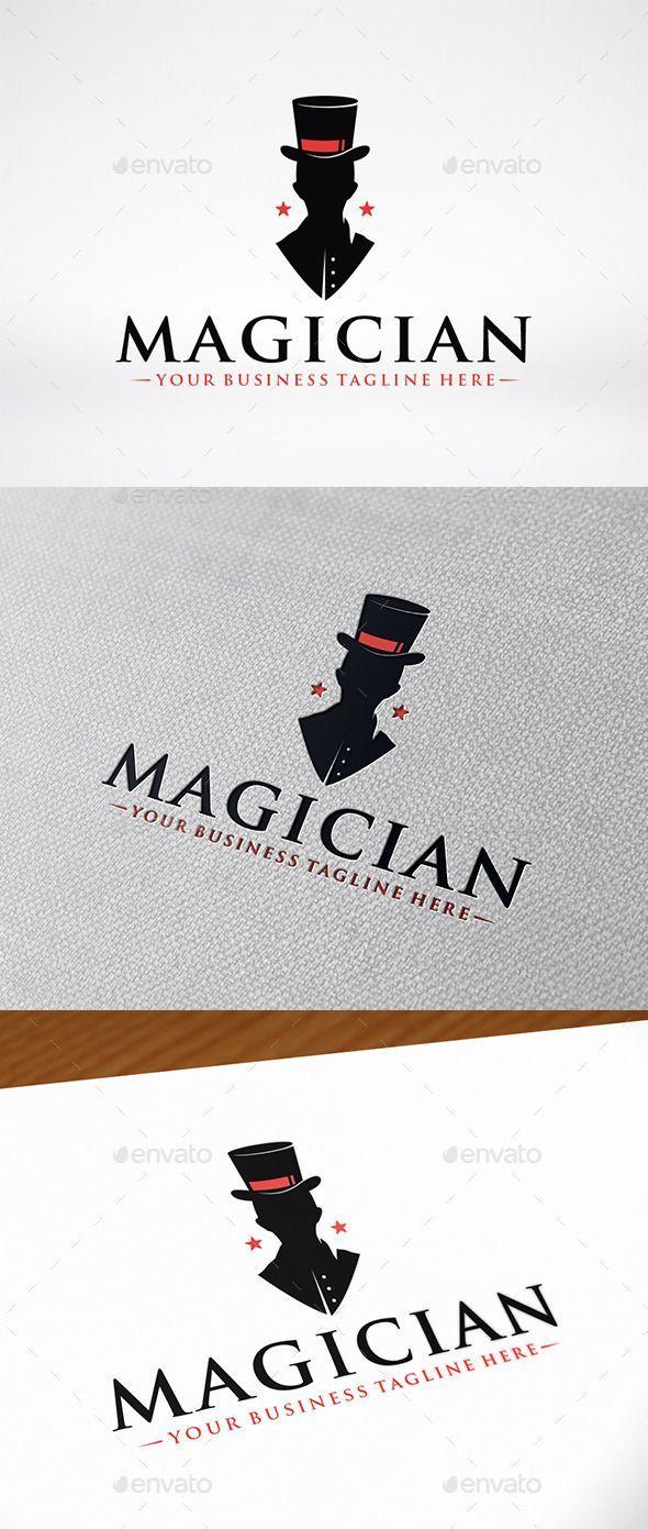 Magician Logo - Pin by yan dong on logo | Logo templates, Logos, Logo face