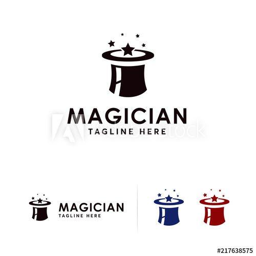 Magician Logo - Cool Magician logo designs concept vector, Magic Hat logo symbol ...