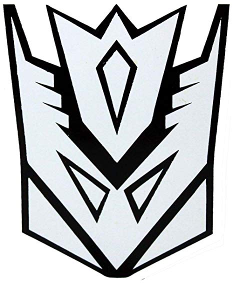 Deception Logo - Ss229 Deception Transformers Logo Bike Decal For Cars And Bikes ...