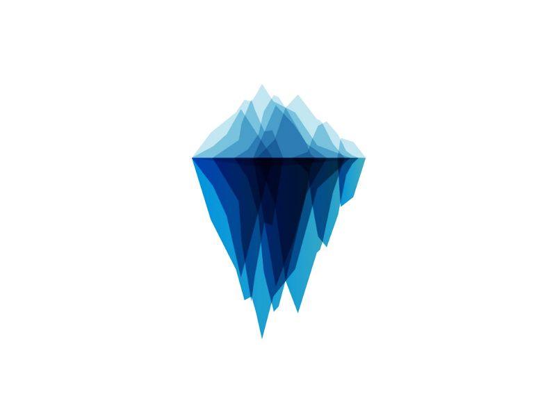 Iceberg Logo - Iceberg logo design symbol by Alex Tass, logo designer on Dribbble