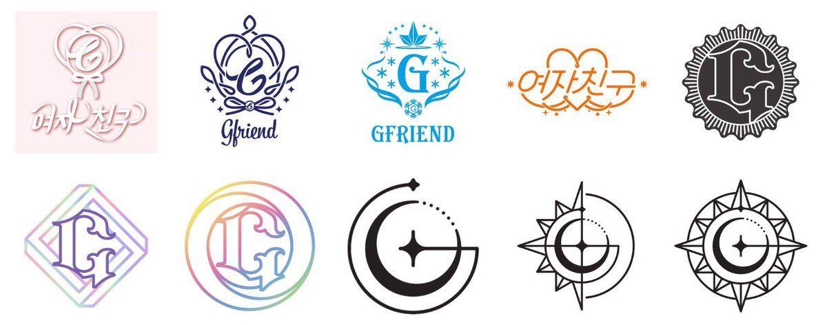 Gfriend Logo - GFriend Part - #GFRIEND logos transformation through