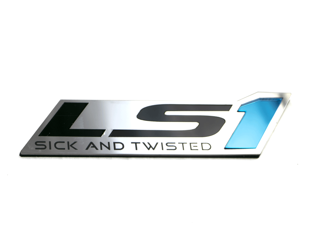 LS1 Logo - **CLEARANCE** 98 02 Camaro Firebird LS1 ZR1 Style Emblem Blue SMALL BLEMS