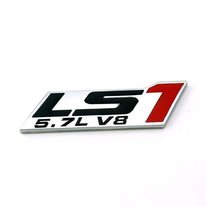 LS1 Logo - LS1 5.7L V8 Fender Emblem for Chevrolet