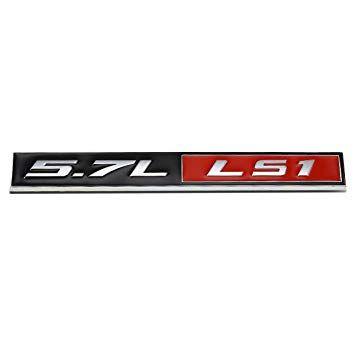 LS1 Logo - DNA EM AS 57L LS1 BK RD & Red5.7L LS1 Logo