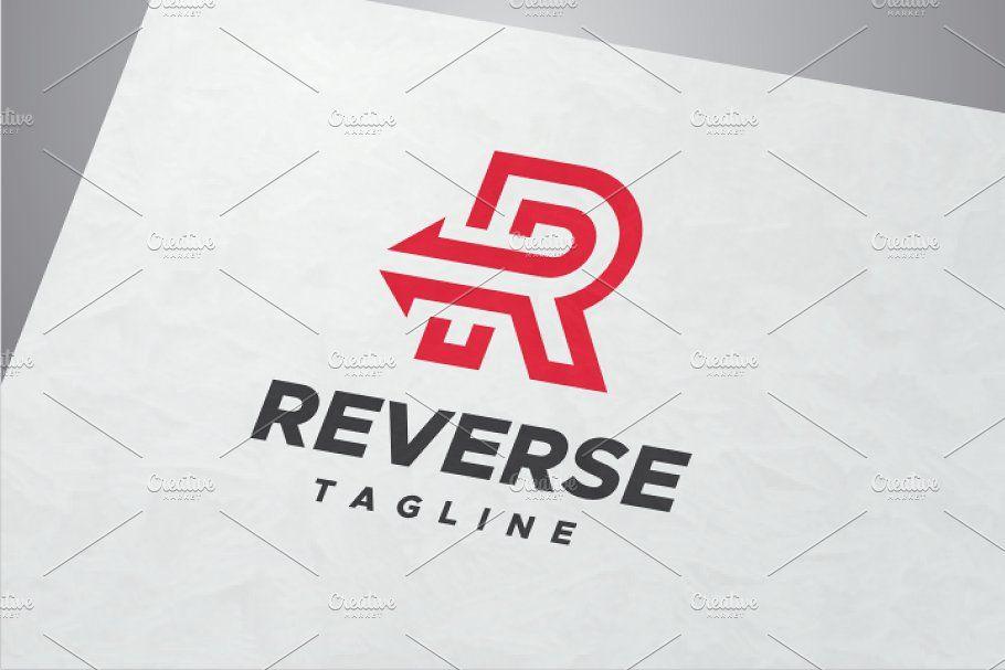 Reverse Logo - Reverse R Logo Logo Templates Creative Market