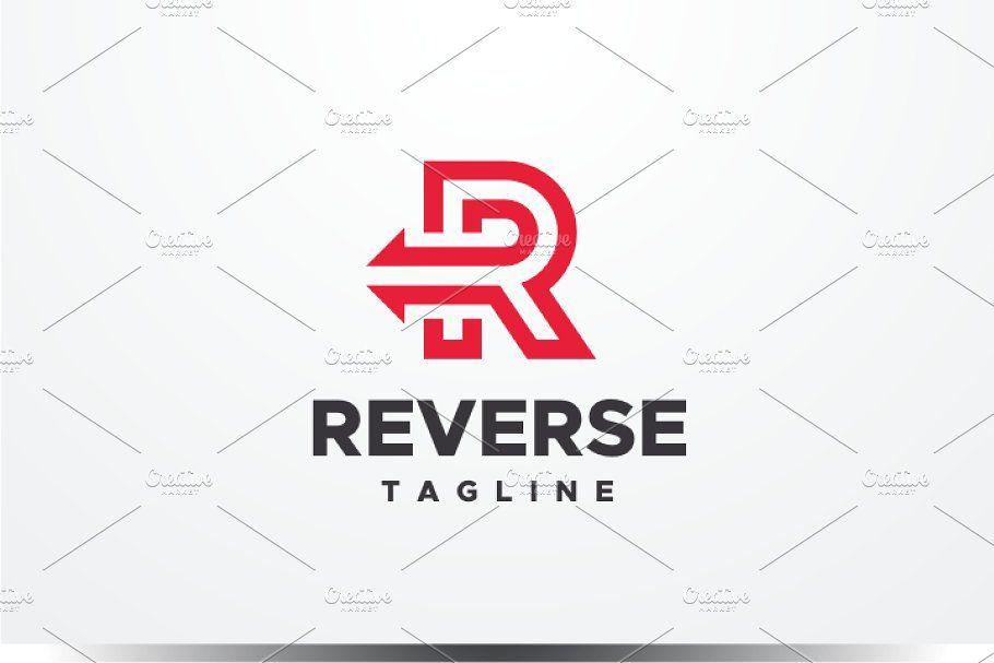 Reverse Logo - Reverse - Letter R Logo ~ Logo Templates ~ Creative Market