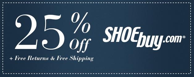 Shoebuy Logo - 25% off + Free Shipping at ShoeBuy.com! | Mojosavings.com