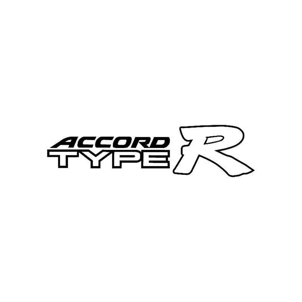 Accord Logo - Honda Accord Type R Logo Jdm Decal