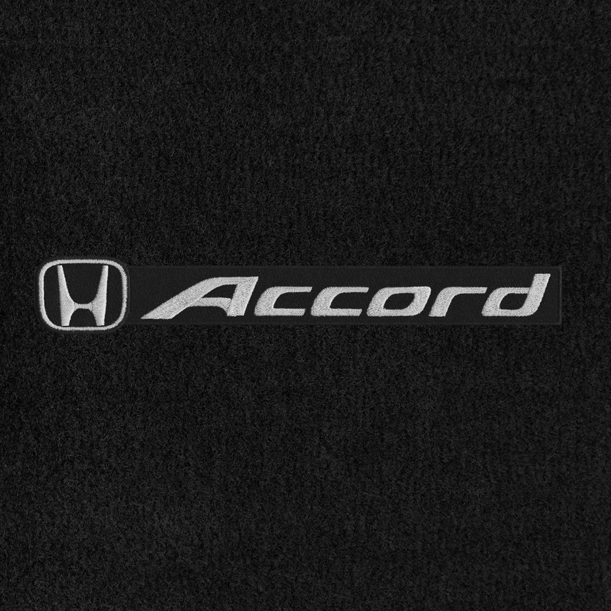 Accord Logo - 2013-2018 Honda Accord Logo Lloyd VELOURTEX 4 Piece FLOOR MAT SET Ebony  620159