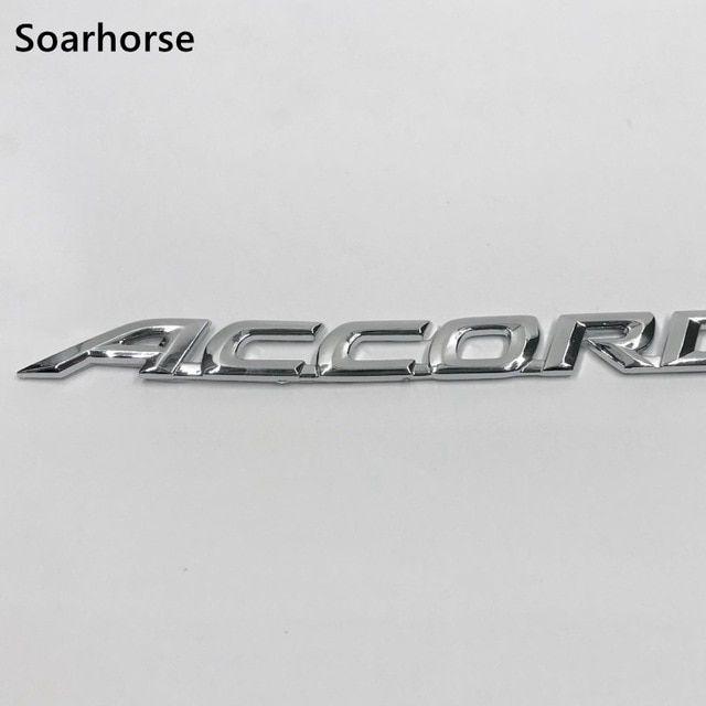 Accord Logo - US $6.11 15% OFF. For Honda Accord Car Rear Trunk Lid Accord Logo Sticker Chrome Emblem Badge Decal In Car Stickers From Automobiles & Motorcycles