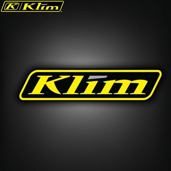 Klim Logo - Klim Decal 8 x 2 Black