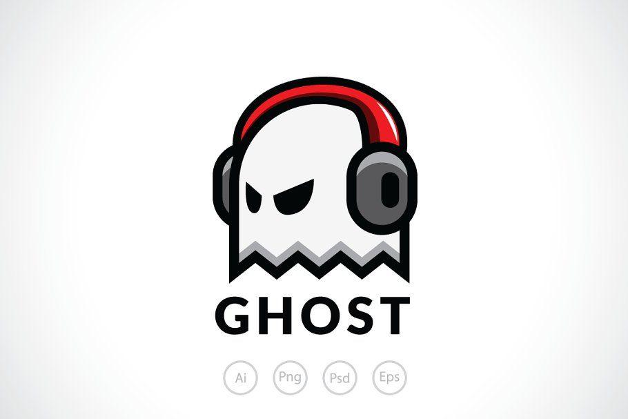 Player Logo - Ghost Player Logo Template ~ Logo Templates ~ Creative Market