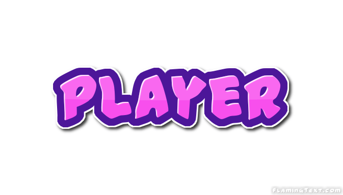 Player Logo - player Logo. Free Logo Design Tool from Flaming Text