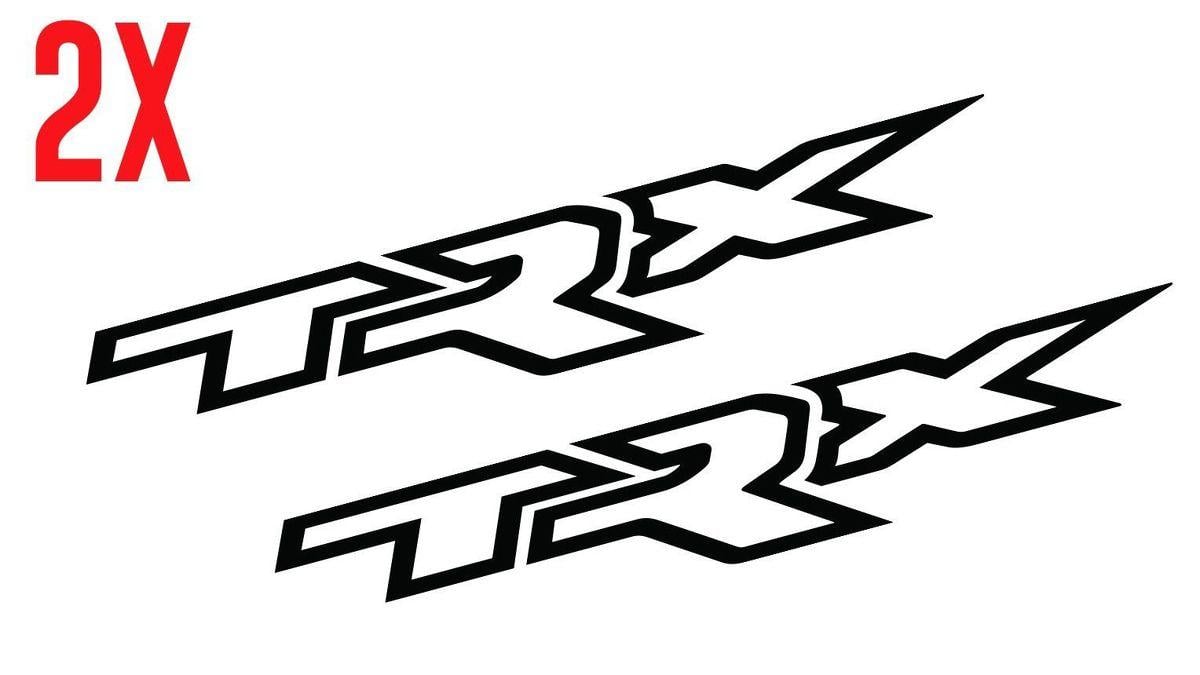 TRX Logo - 2 Dodge Ram Rebel TRX Hemi Hood Logo Truck Vinyl Decal Graphic Pickup