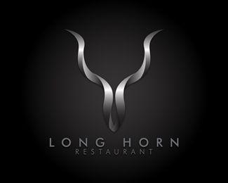 Horn Logo - Long Horn Designed by GreenEyes | BrandCrowd