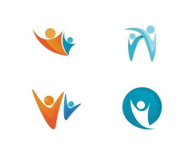 Life Logo - People care success health life logo template icons Vector | Premium ...