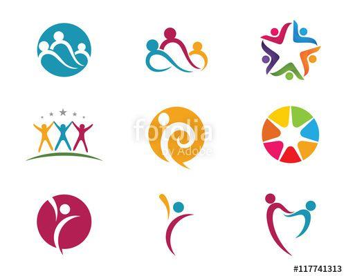 Life Logo - Health people success life logo