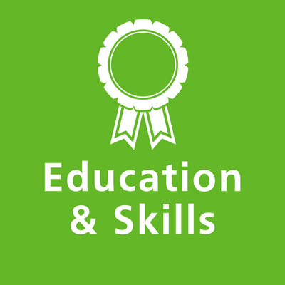 Skills Logo - Education and skills logo 400x400 - Oxfordshire Community Foundation