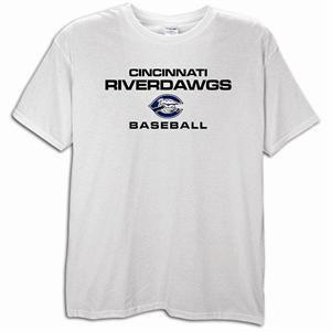 Riverdawgs Logo - Cincinnati RiverDawgs Baseball White T Shirt