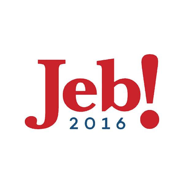 Hes Logo - Jeb Bush Also Unveiled His New Campaign Logo, But America Is Not