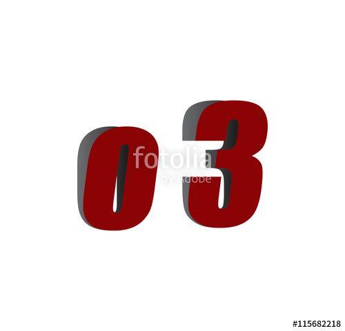 O3 Logo - o3 logo initial red and shadow