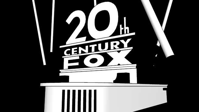 Twentieth Logo - Black & White Twentieth Century Fox logo | 3D Warehouse