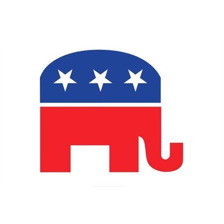Republican Logo - Colorful Garden Republican Logo Mat